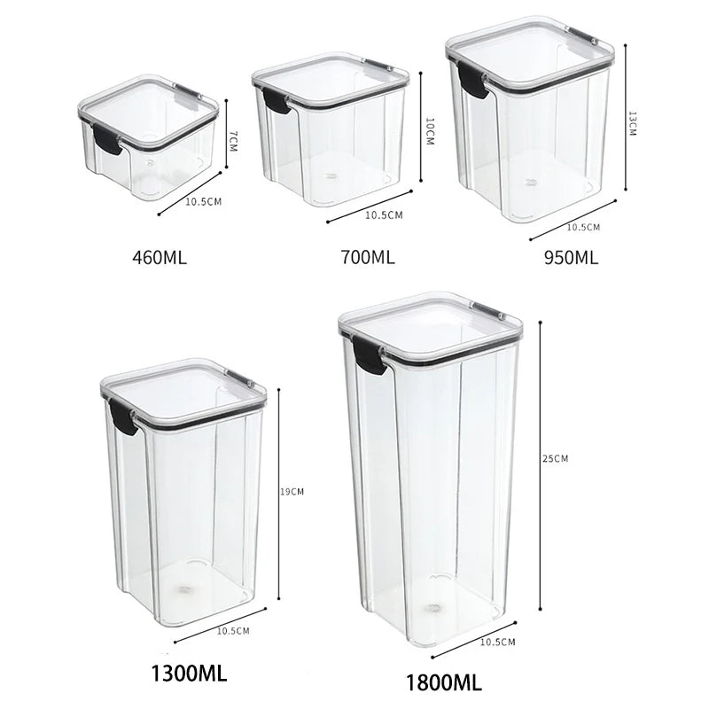 Airtight Kitchen Storage Jars